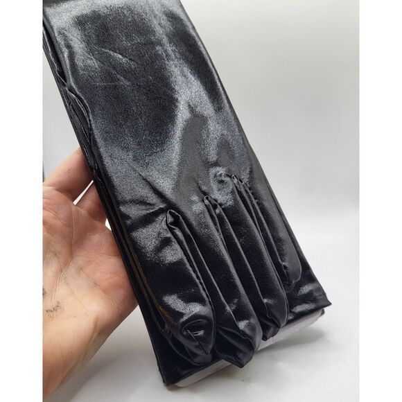 Brand New Long Faux Leather Costume Gloves Brand New Halloiween - Picture 2 of 3